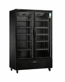 Double Glass Door Display Fridge LC-1000FX(Black)