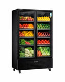 Double Glass Door Display Fridge LC-1000FX(Black) - 4