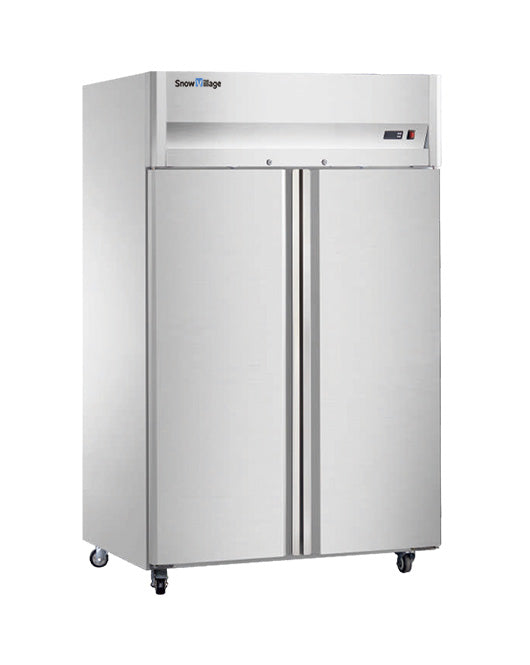 Stainless Steel Double Door Tray Freezer/Fridge CFD-40D2F-K