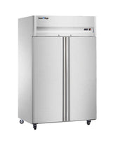 Stainless Steel Double Door Tray Freezer/Fridge CFD-40D2F-K