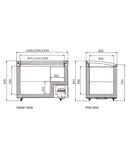 Two Sliding Glass Lids Dual Temperature Chest Freezer SD/SC-400Y - 2