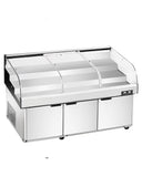 Stainless Steel Double Door With Dual Temperature Display Cabinet BT-K1.8-T3XQ