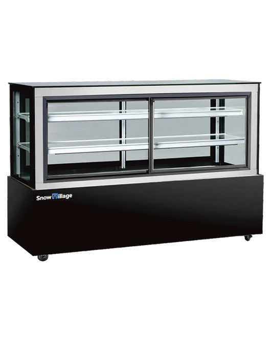 Double side Glass door Chilled Food Display DG-1200FZK
