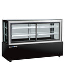 Double side Glass door Chilled Food Display DG-1200FZK