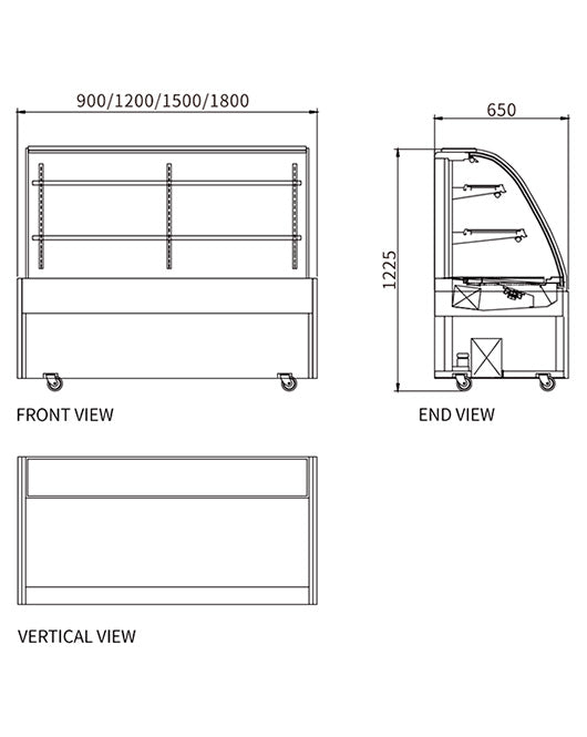 Chilled Food Display DG-1500FY - 2