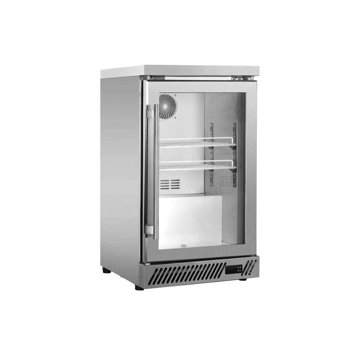 Under Bench Stainless Steel Single Door Bar Cooler BT-500FS/F