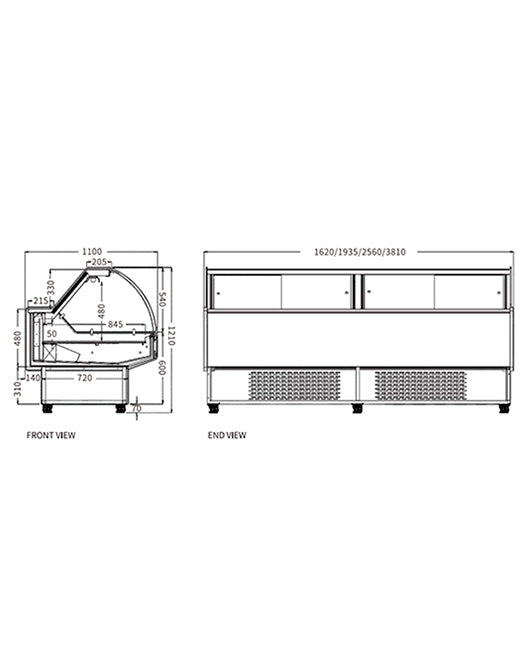 Display Cabinet For Deli XC-ZSG-19 - 2