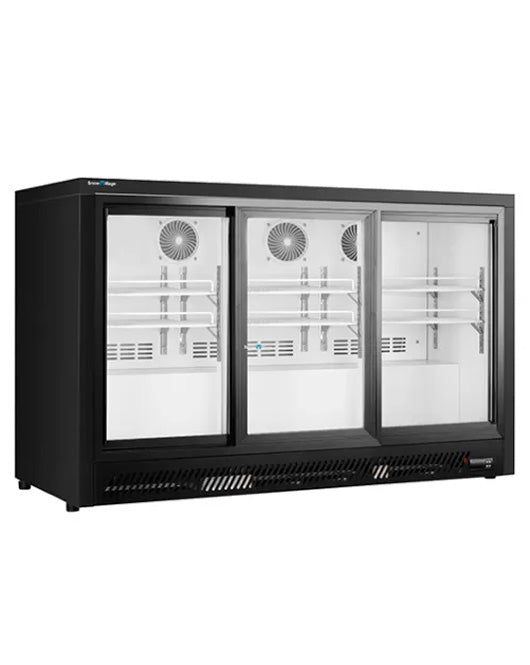 Under Bench Triple Sliding Door Bar Cooler BT-1350FYS/FY