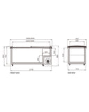 Supermarket Island Freezer SD/SC-2000RS - 2