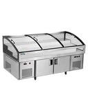 Stainless Double Door With Triple Temperature Display Cabinet BT-B2.5/D-T3
