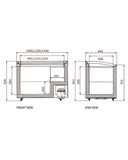 Two Sliding Glass Lids Dual Temperature Chest Freezer SD/SC-328Y - 2