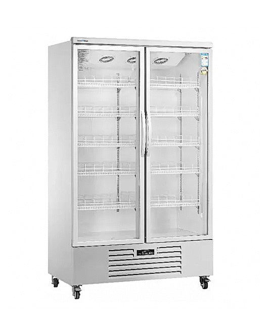Double Glass Door Display Fridge LC-1200FX