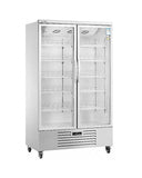 Double Glass Door Display Fridge LC-1200FX