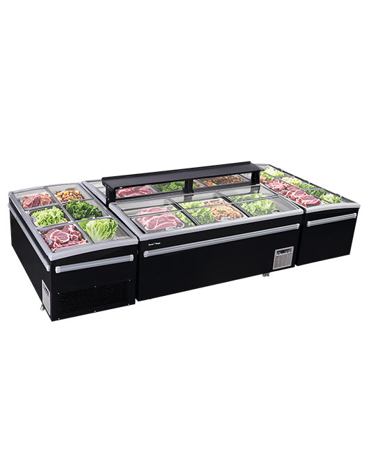 Modular Supermarket Island Freezer CQZ-25L - 2