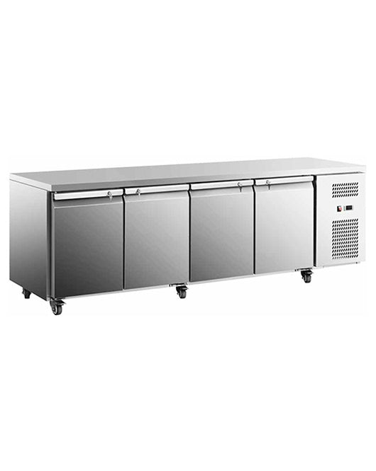 Stainless Steel Four Door Workbench Freezer GNF2280T4