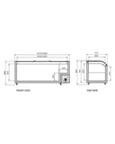 Dual Temperature Supermarket Island Freezer SD/SC-718 - 2