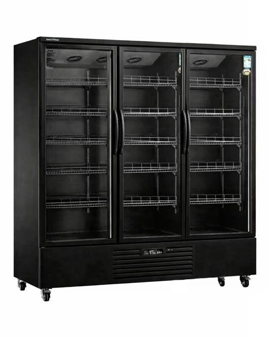 Triple Glass Door Display Fridge LC-1800FX（Black）
