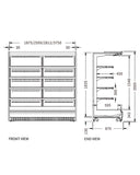 Supermarket Vertical Display Chiller XC-CLF-25/870 - 2